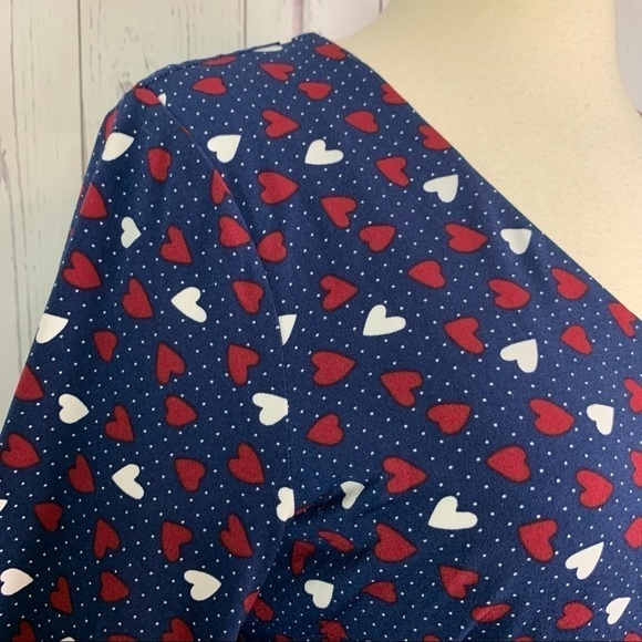 Talbots | hearts ruffle Valentine dress - Picture 11 of 12